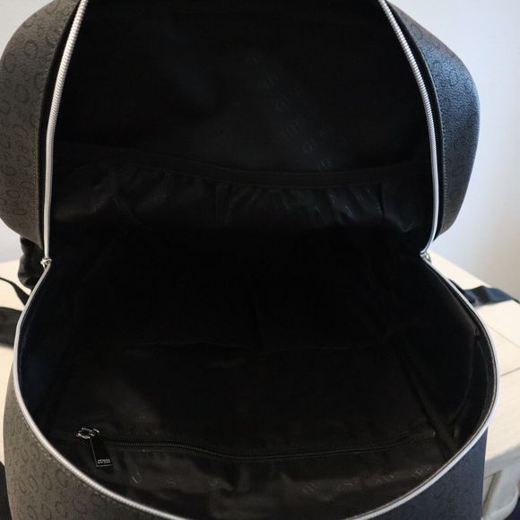 Guess S7964902 Unisex Coal Allover G Print PU Leather Lottie Travel Backpack $39 - Picture 8 of 10